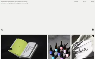 Anna Bosch homepage website preview