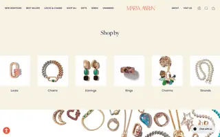 Marla Aaron homepage website preview