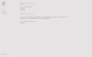 APA homepage website preview