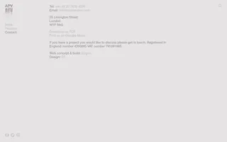 APA homepage website preview
