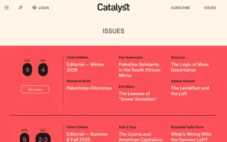 Catalyst homepage website preview