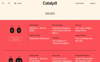 Catalyst homepage website preview