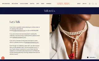 Marla Aaron homepage website preview