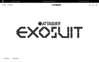 Attaquer homepage website preview