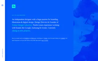 Chris Bramford homepage website preview