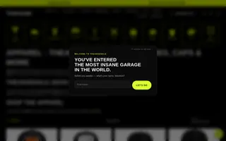 TheArsenale homepage website preview