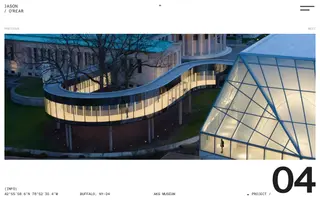 Jason O'Rear homepage website preview