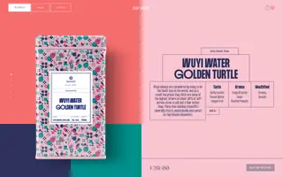 Bennett Tea homepage website preview