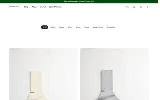 Socksss homepage website preview