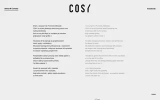 Cosy homepage website preview