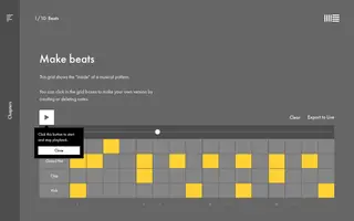 Learning Music homepage website preview