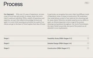 Paul Archer Design homepage website preview