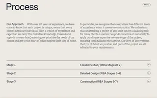 Paul Archer Design homepage website preview