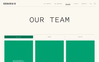 Sequoia Capital homepage website preview