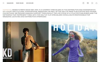 KDPresse homepage website preview
