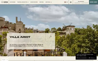 Iconic House homepage website preview