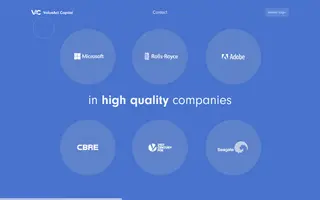 Valueact homepage website preview