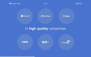 Valueact homepage website preview