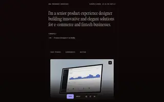Ana Fernandes Rodrigues homepage website preview