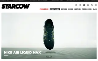 Starcow homepage website preview