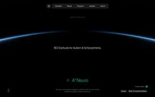 Augen Pro homepage website preview