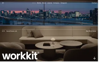 work kit homepage website preview