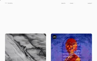 studio jigé homepage website preview