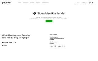 Paustian homepage website preview