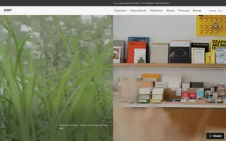 SORT homepage website preview