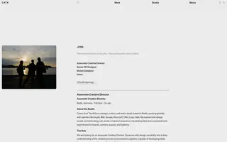 CATK homepage website preview