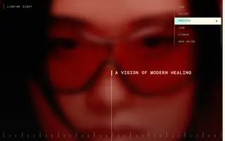 Line of Sight homepage website preview