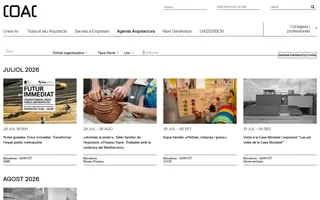 COAC homepage website preview
