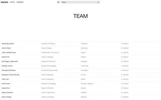 Space10 homepage website preview