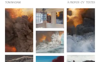 Tom Nadam homepage website preview