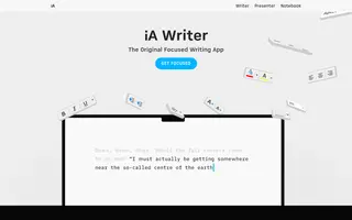 iA homepage website preview