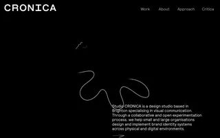 Studio Cronica homepage website preview