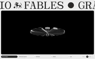 Studio Fables homepage website preview