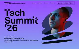 Tech Summit 2026 homepage website preview