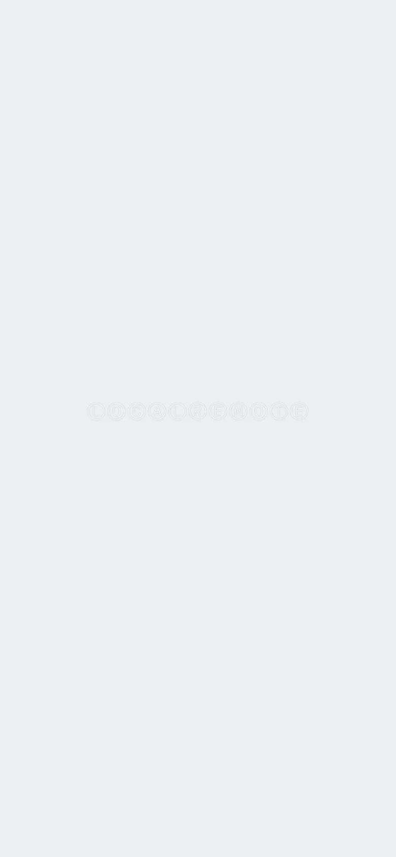 The mobile version presents a simplified, single-column layout optimized for vertical scrolling. The text content is stacked vertically, and the large split-screen graphics are scaled down to fit the narrow viewport, maintaining the high-contrast black, blue, and yellow color scheme.