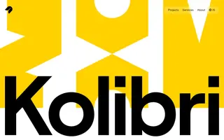 Kolibri homepage website preview