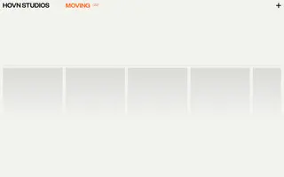 Hovn Studios homepage website preview