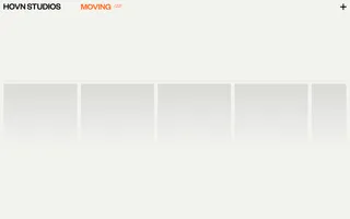 Hovn Studios homepage website preview