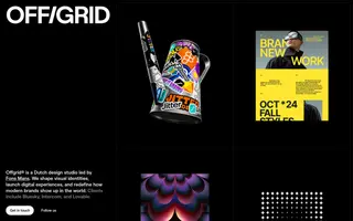 Offgrid homepage website preview