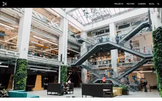 X homepage website preview