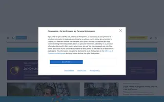Observador homepage website preview