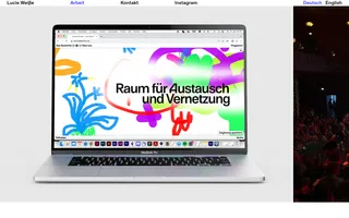 Lucie Weiße homepage website preview