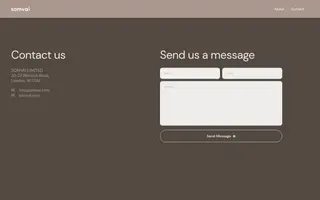Somvai homepage website preview