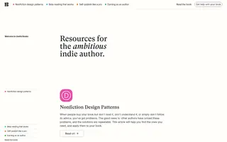 Useful Books homepage website preview