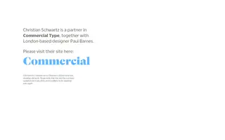 Christian Schwartz homepage website preview