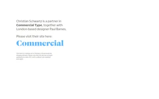 Christian Schwartz homepage website preview